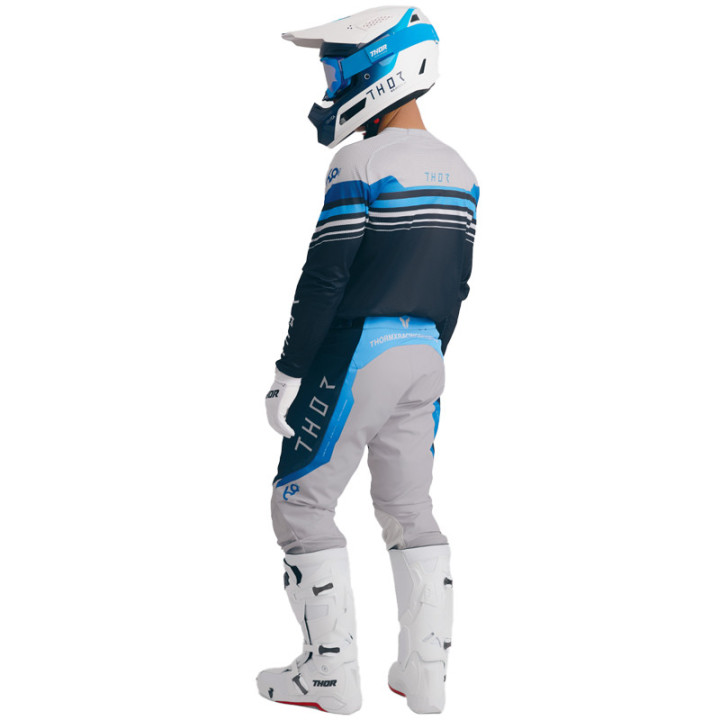 Tenue Thor LAUNCHMODE Air Raptor bleu/blanc | Oxmoto