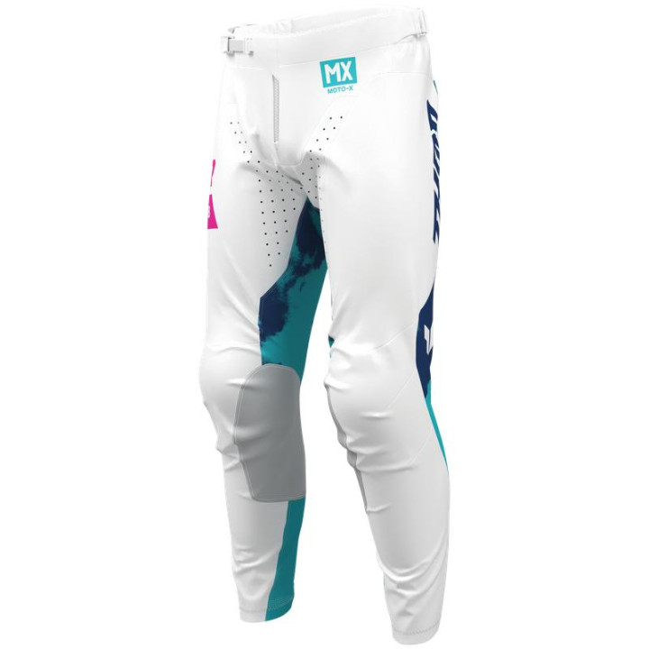 Tenue Thor LAUNCHMODE Bleach blanc/bleu | Oxmoto