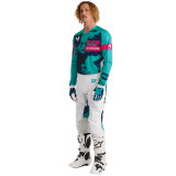 Tenue Thor LAUNCHMODE Bleach blanc/bleu | Oxmoto