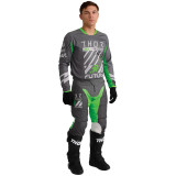 Tenue Thor LAUNCHMODE Futura gris/vert | Oxmoto