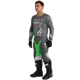 Tenue Thor LAUNCHMODE Futura gris/vert | Oxmoto