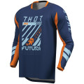 Tenue Thor LAUNCHMODE Futura navy/orange | Oxmoto