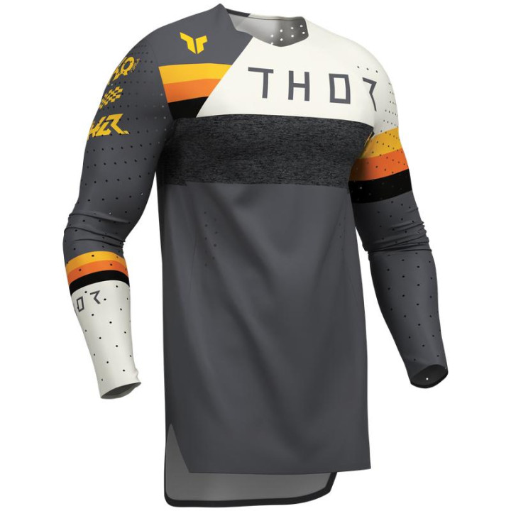 Tenue Thor SPORTMODE League gris/blanc | Oxmoto