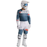 Tenue Thor SPORTMODE League bleu/blanc | Oxmoto
