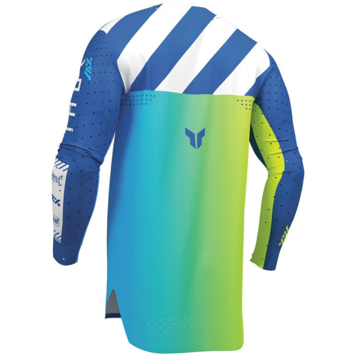 Tenue Thor SPORTMODE Synth bleu/vert | Oxmoto