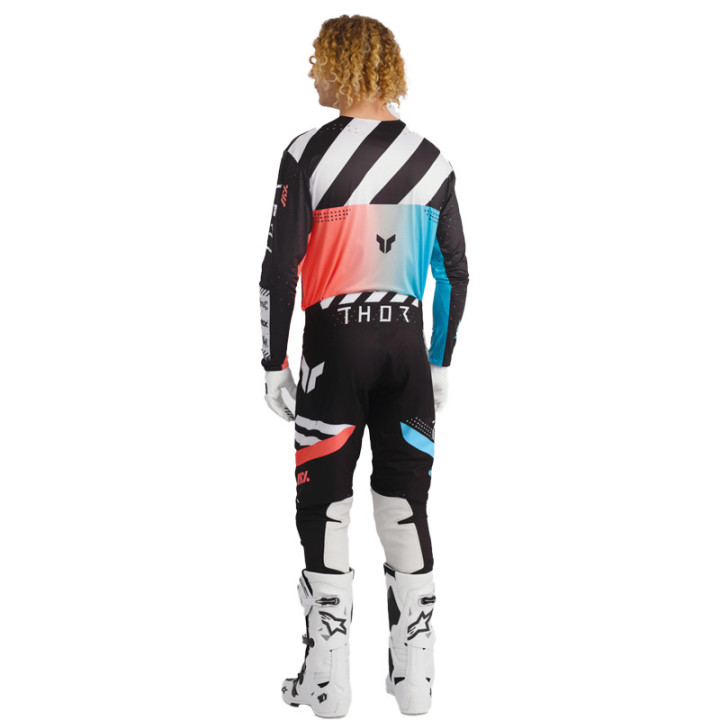 Tenue Thor SPORTMODE Synth noir/bleu | Oxmoto