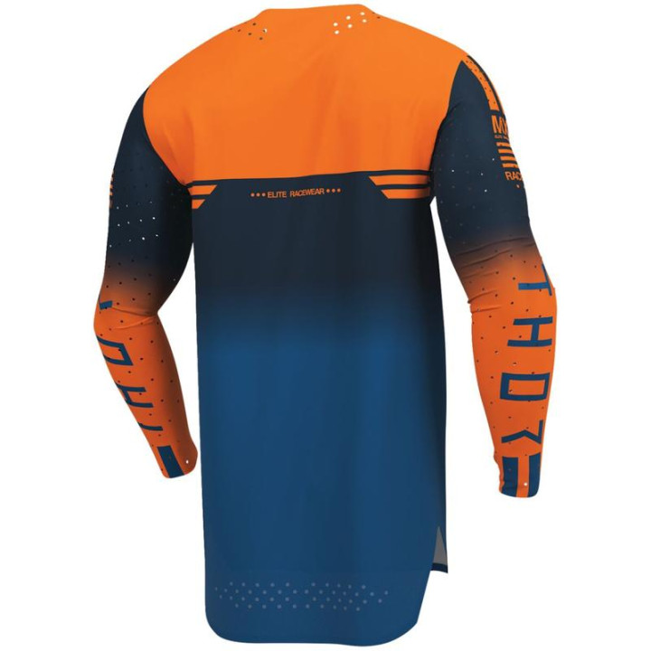 Tenue Thor SPORTMODE Geo bleu/orange | Oxmoto