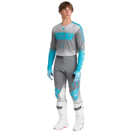 Tenue Thor SPORTMODE Geo bleu/gris | Oxmoto