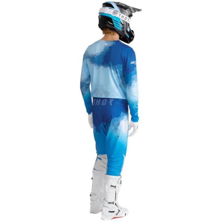 Tenue Thor SPORTMODE Carbon bleu | Oxmoto