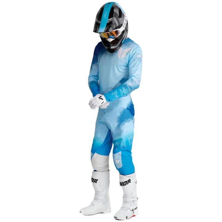 Tenue Thor SPORTMODE Carbon bleu | Oxmoto