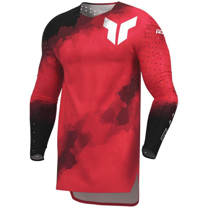 Tenue Thor SPORTMODE Carbon rouge/noir | Oxmoto