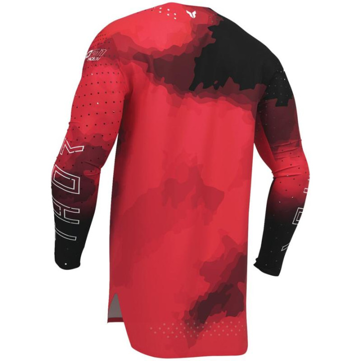Tenue Thor SPORTMODE Carbon rouge/noir | Oxmoto
