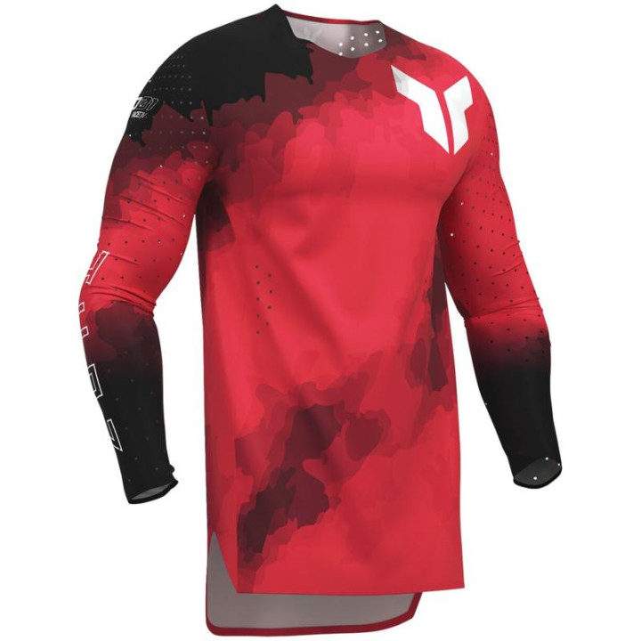 Tenue Thor SPORTMODE Carbon rouge/noir | Oxmoto