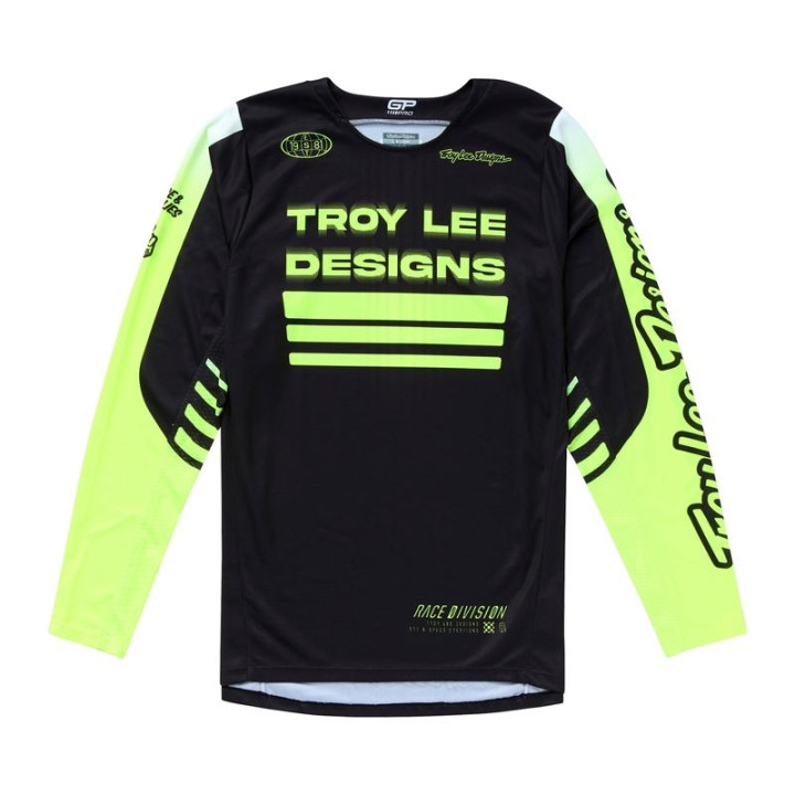 Tenue Troy Lee Designs GP Pro Segment noir/jaune | Oxmoto