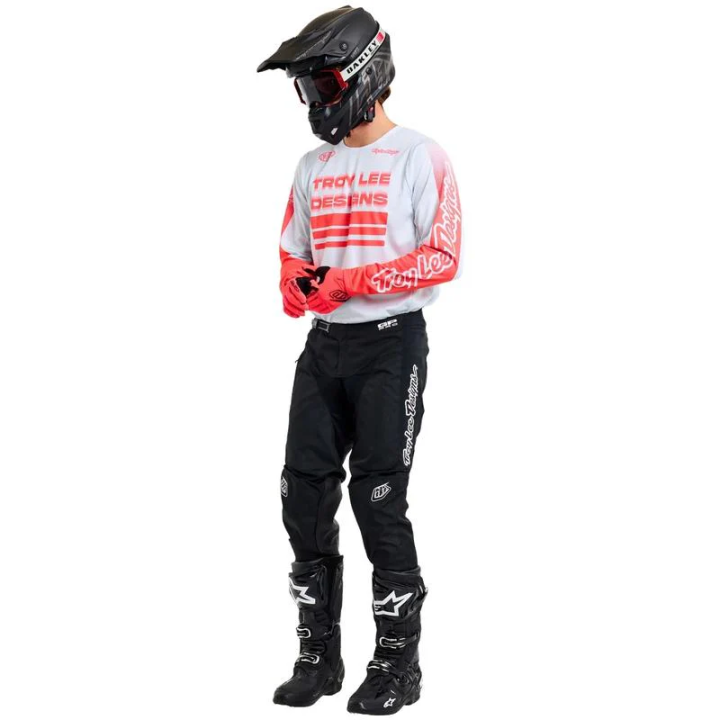 Tenue Troy Lee Designs GP Pro Segment vapor/rouge | Oxmoto