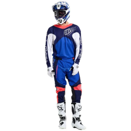 Tenue Troy Lee Designs GP Pro Frames navy/blanc | Oxmoto