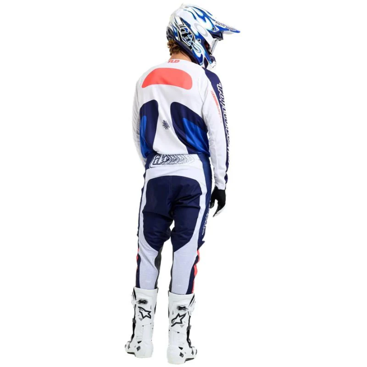 Tenue Troy Lee Designs GP Pro Frames navy/blanc | Oxmoto