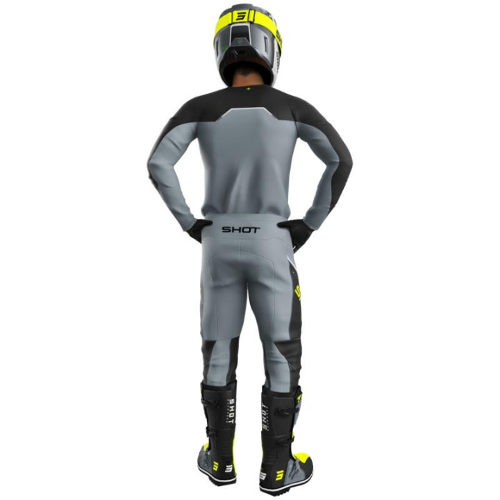 Tenue SHOT Devo Daytona jaune fluo | Oxmoto