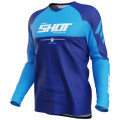 Tenue SHOT Draw Private bleu | Oxmoto