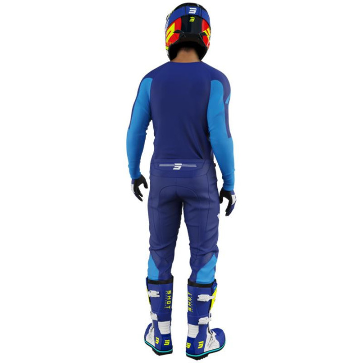 Tenue SHOT Draw Private bleu | Oxmoto