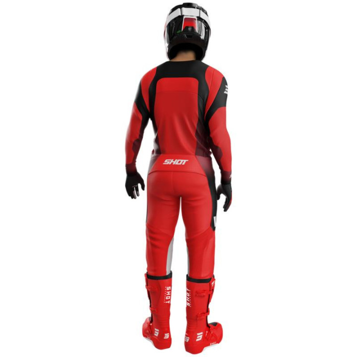 Tenue SHOT Contact Ionyx rouge | Oxmoto