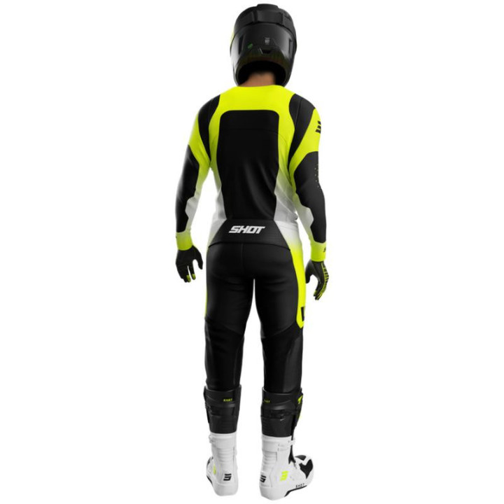 Tenue SHOT Contact Ionyx jaune fluo | Oxmoto
