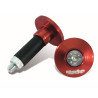embout de guidon rouge