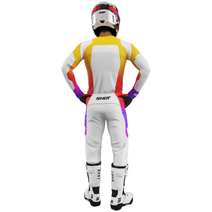 Tenue SHOT Contact Ionyx blanc | Oxmoto
