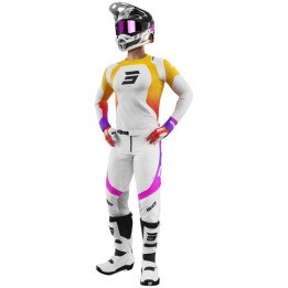 Tenue SHOT Contact Ionyx blanc | Oxmoto