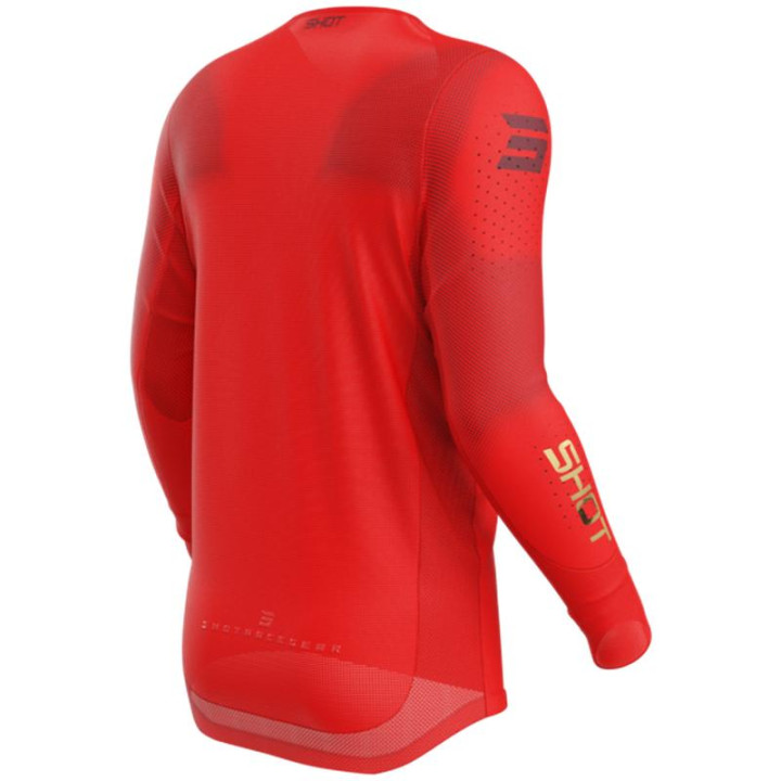 Tenue SHOT Aérolite Space rouge | Oxmoto