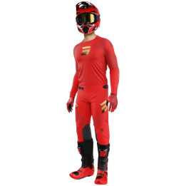 Tenue SHOT Aérolite Space rouge | Oxmoto