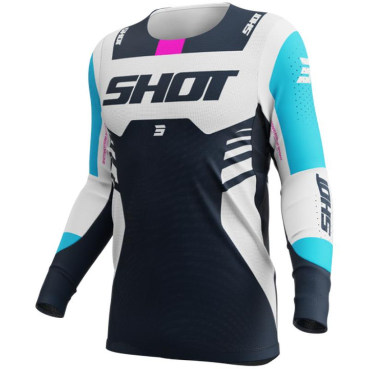 Tenue SHOT Aerolite Sprint bleu | Oxmoto