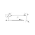 Clé mixte Beta 15mm | Oxmoto