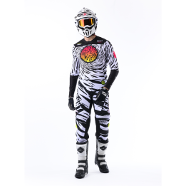 Tenue KENNY Performance UXA blanc/noir | Oxmoto