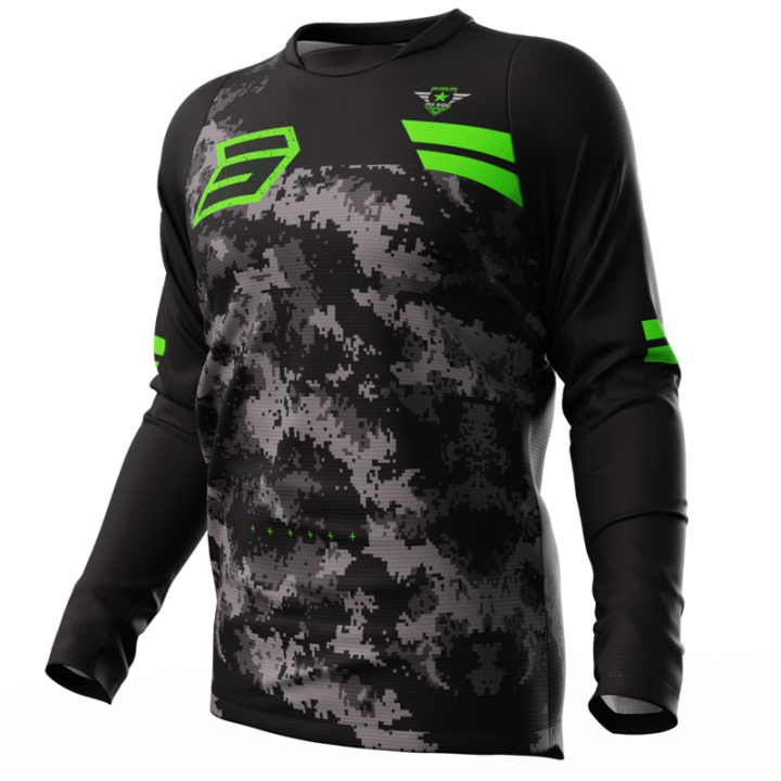 Tenue SHOT Devo Army vert | Oxmoto