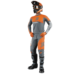 Tenue SHOT Devo Star orange | Oxmoto