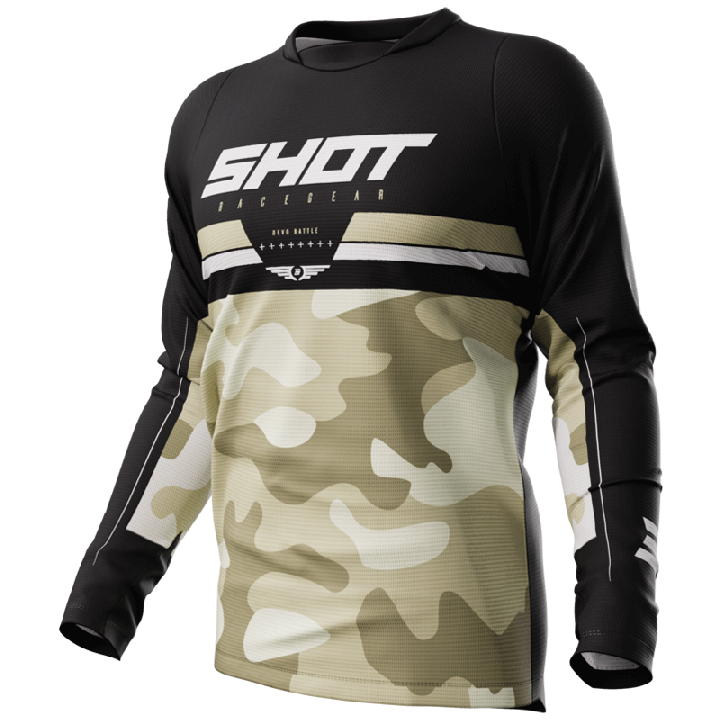 Tenue SHOT Devo Battle sable | Oxmoto