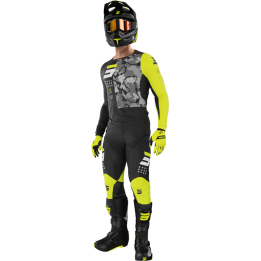 Tenue SHOT Contact Camo 2.0 jaune fluo | Oxmoto