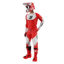 Tenue SHOT Contact Shield rouge | Oxmoto