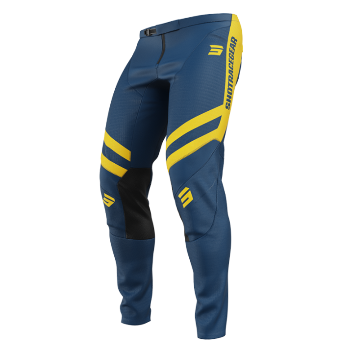 Tenue SHOT Contact Mythic bleu/jaune | Oxmoto