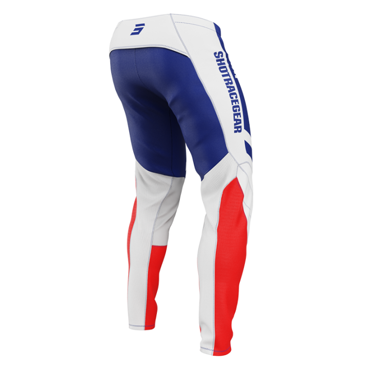 Tenue SHOT Contact Mythic bleu/rouge | Oxmoto