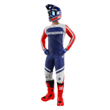 Tenue SHOT Contact Mythic bleu/rouge | Oxmoto
