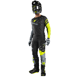 Tenue SHOT Contact Rush noir/jaune | Oxmoto