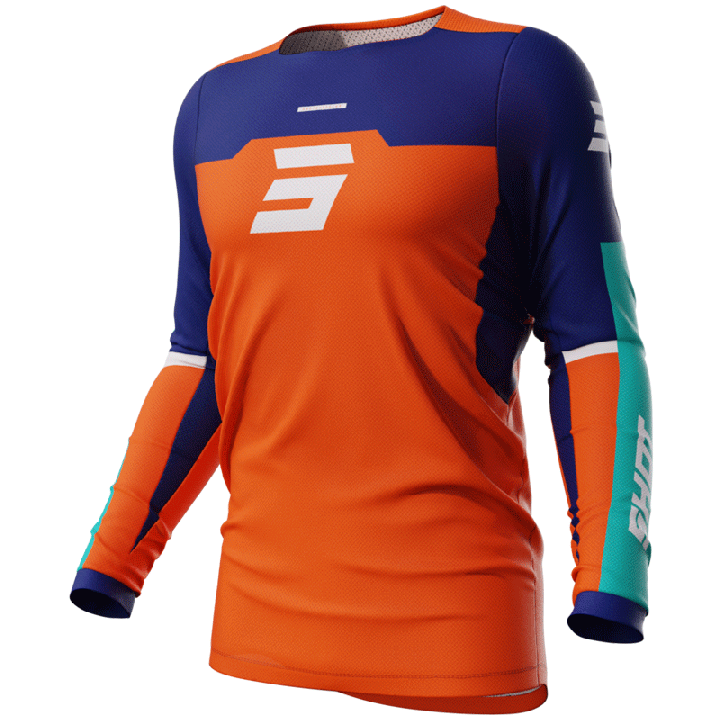 Tenue SHOT Contact Iron orange | Oxmoto