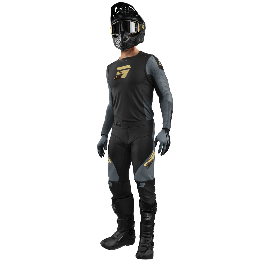 Tenue SHOT Aerolite Honor noir/or | Oxmoto