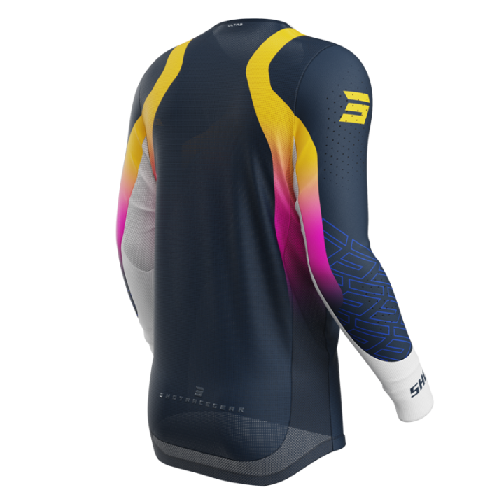 Tenue SHOT Aerolite Ultra bleu/orange/rose | Oxmoto