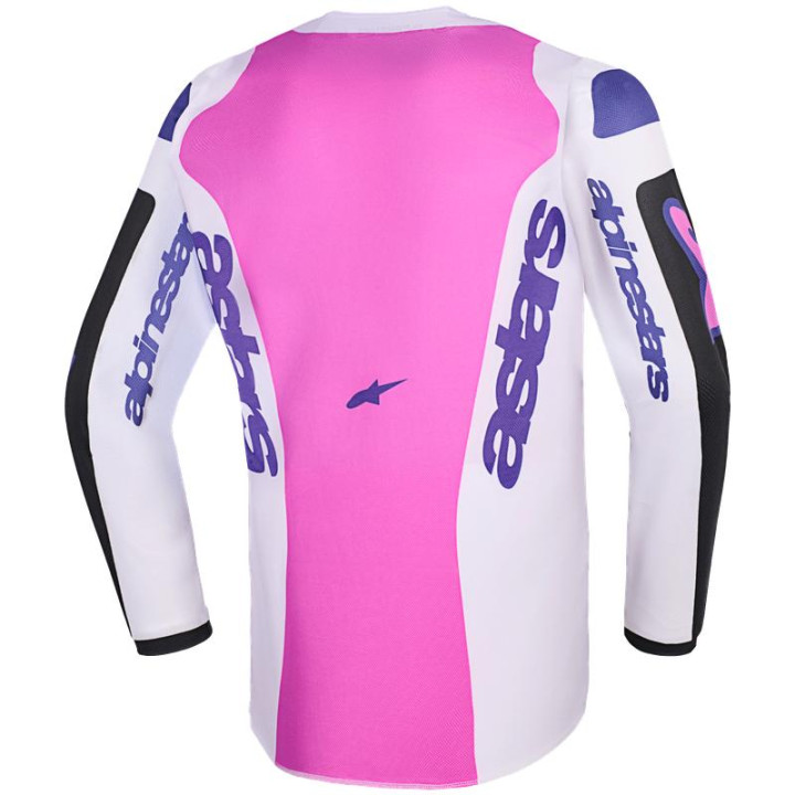 Tenue enfant Alpinestars Fluid GRID noir/gris/violet