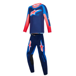 Tenue enfant Alpinestars Supertech VISTA navy/corail