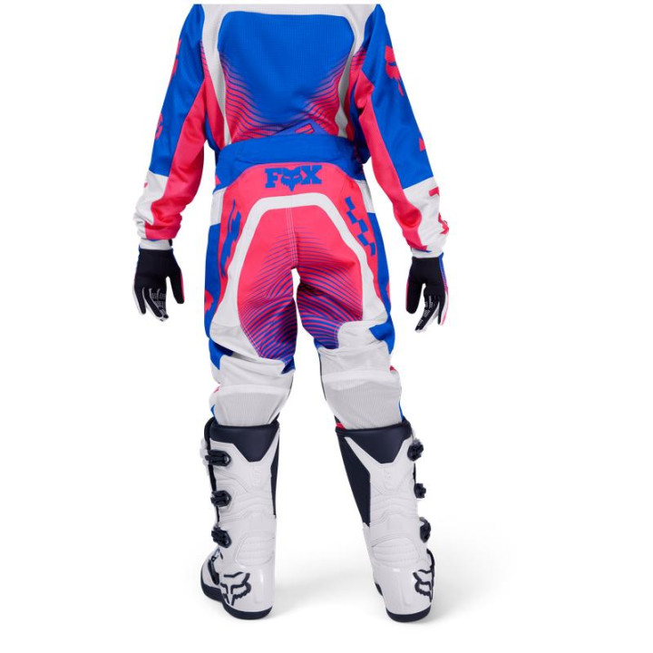 Tenue Enfant FOX 180 Collect bleu/rose | Oxmoto