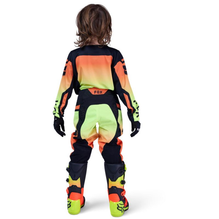 Tenue Enfant FOX 180 Shield jaune fluo | Oxmoto